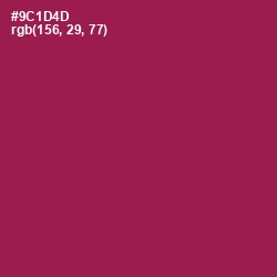 #9C1D4D - Disco Color Image