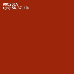 #9C250A - Cognac Color Image