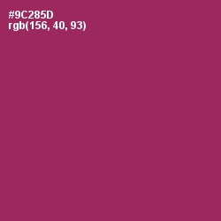 #9C285D - Camelot Color Image