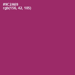 #9C2A69 - Vin Rouge Color Image