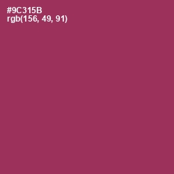 #9C315B - Camelot Color Image