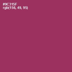 #9C315F - Camelot Color Image