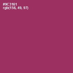 #9C3161 - Vin Rouge Color Image