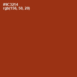 #9C3214 - Cognac Color Image
