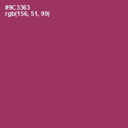 #9C3363 - Vin Rouge Color Image