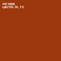 #9C380B - Cognac Color Image