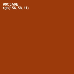 #9C3A0B - Cognac Color Image