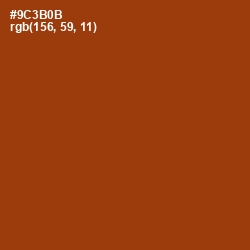 #9C3B0B - Cognac Color Image