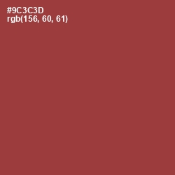 #9C3C3D - Stiletto Color Image