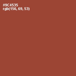 #9C4535 - Mule Fawn Color Image
