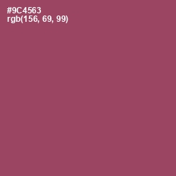 #9C4563 - Cannon Pink Color Image