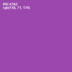 #9C47AE - Trendy Pink Color Image