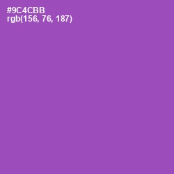 #9C4CBB - Wisteria Color Image