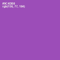 #9C4DB8 - Wisteria Color Image