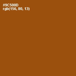 #9C500D - Chelsea Gem Color Image