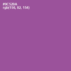 #9C529A - Trendy Pink Color Image