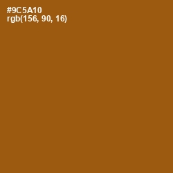 #9C5A10 - Hawaiian Tan Color Image