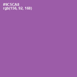 #9C5CA8 - Wisteria Color Image