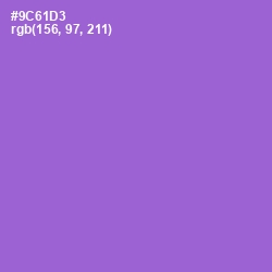 #9C61D3 - Amethyst Color Image