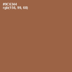 #9C6344 - Leather Color Image