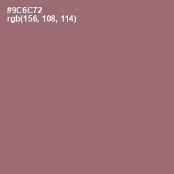 #9C6C72 - Copper Rose Color Image