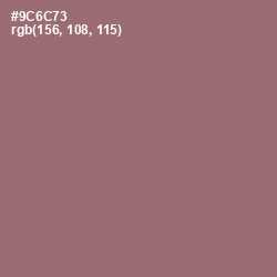 #9C6C73 - Bazaar Color Image