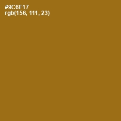 #9C6F17 - Corn Harvest Color Image