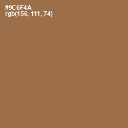 #9C6F4A - Leather Color Image
