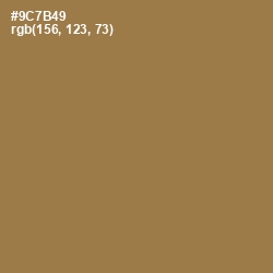 #9C7B49 - Leather Color Image