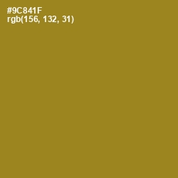 #9C841F - Reef Gold Color Image