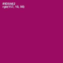 #9D0A62 - Fresh Eggplant Color Image