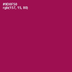 #9D0F50 - Disco Color Image