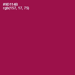 #9D114B - Disco Color Image