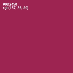 #9D2450 - Camelot Color Image