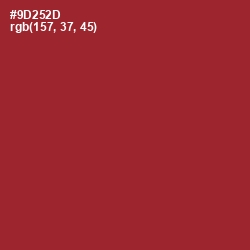 #9D252D - Stiletto Color Image