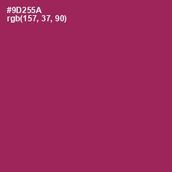 #9D255A - Camelot Color Image