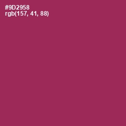 #9D2958 - Camelot Color Image