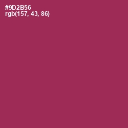 #9D2B56 - Camelot Color Image