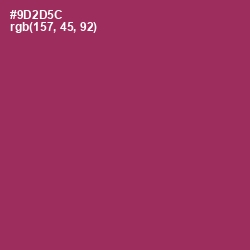 #9D2D5C - Camelot Color Image