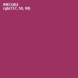 #9D3262 - Vin Rouge Color Image