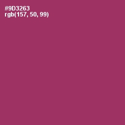 #9D3263 - Vin Rouge Color Image