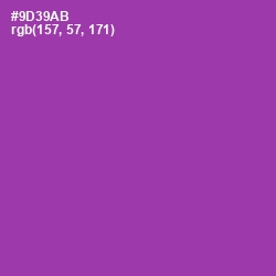 #9D39AB - Vivid Violet Color Image