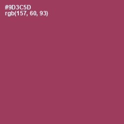 #9D3C5D - Camelot Color Image