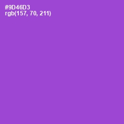 #9D46D3 - Amethyst Color Image