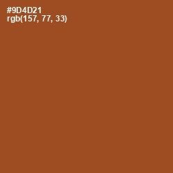 #9D4D21 - Cumin Color Image