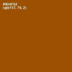 #9D4F02 - Brown Color Image