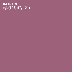 #9D6179 - Copper Rose Color Image