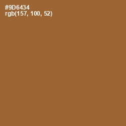 #9D6434 - Kumera Color Image