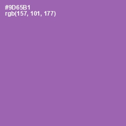 #9D65B1 - Wisteria Color Image