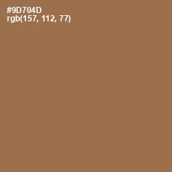 #9D704D - Leather Color Image